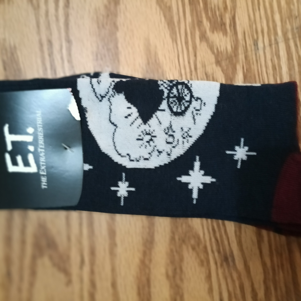 Black and White E.T. Women's Casual Socks